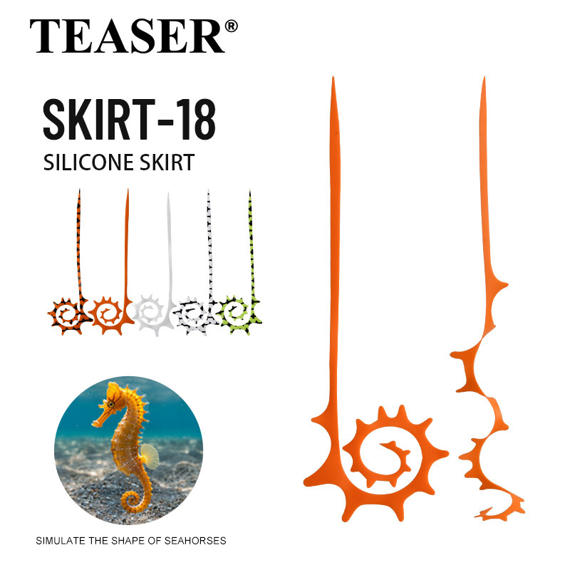 TEASER 5pcs SKIRT-18 145mm Rok - Fishing Lure Jig ulasan dan harga