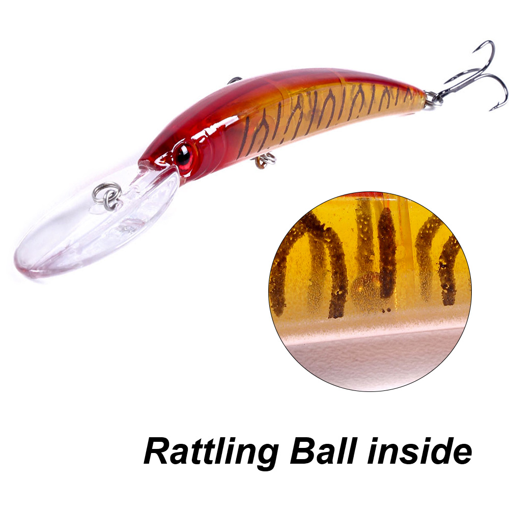 1 Buah 15Cm 15G Jerkbait Menye - Fishing Lure Crankbait ulasan dan harga