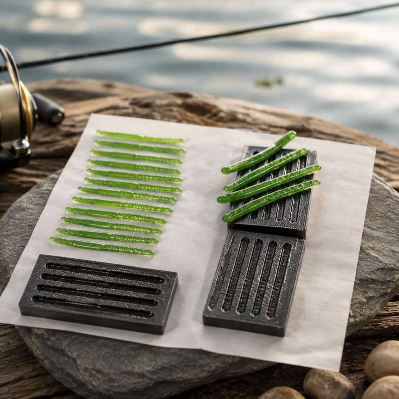 Cetakan Umpan Pancing Lunak Ti - Fishing Lure Kit ulasan dan harga