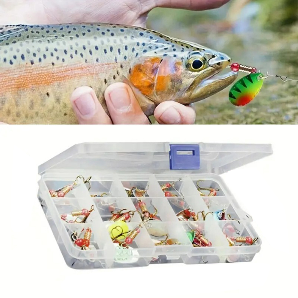 30pcs Umpan Pancing Spoon Spin - Fishing Lure Crankbait ulasan dan harga